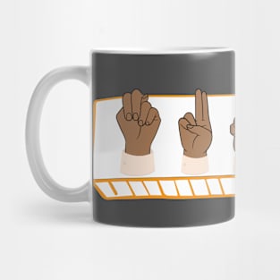 NURSE HAND SIGN LANGUAGE Mug